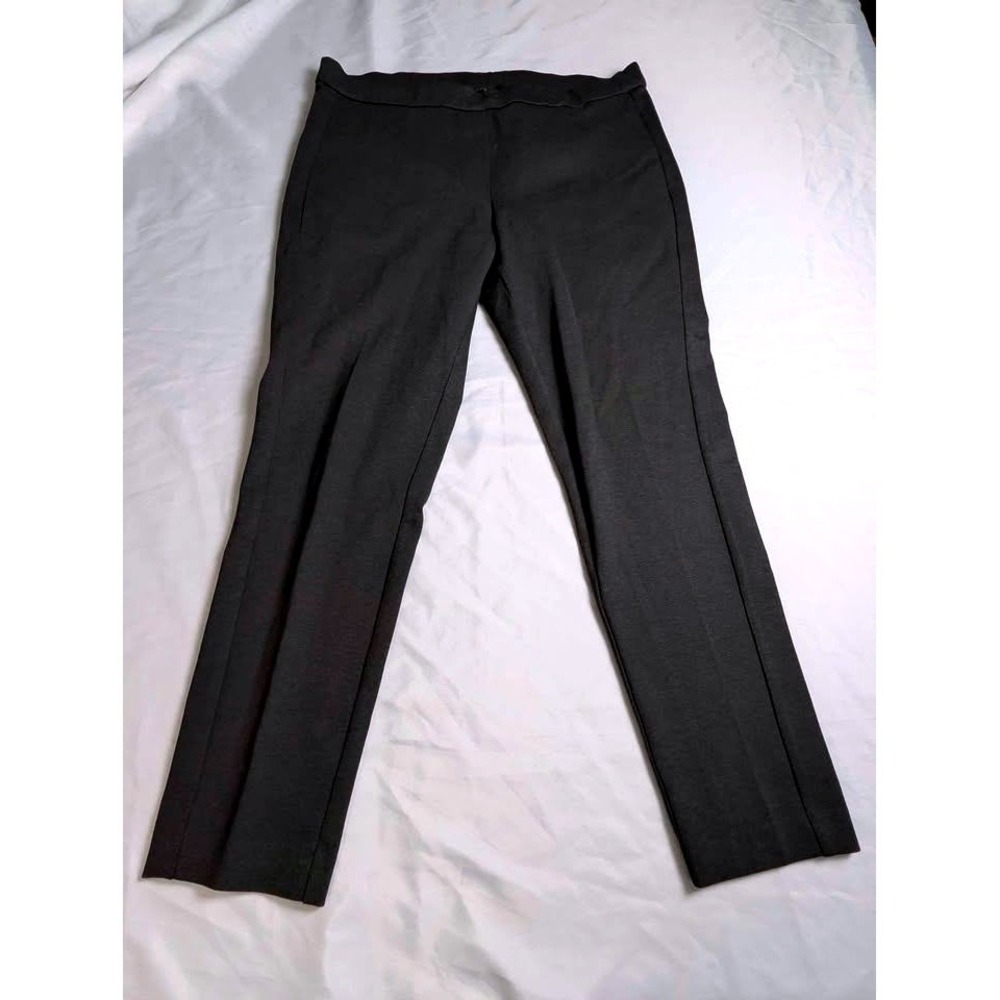 Estelle and Finn ~ Ponte Pants ~ Size 14 ~ Charcoal Grey Straight Leg ~ Mid Rise